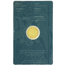Pre-Owned UK Queen Elizabeth II Britannia 1/10oz Gold Coin - Carded - Mixed Dates