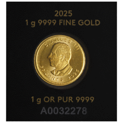 2025 Canadian Maple Maplegram25™ 25x 1g Gold Coins