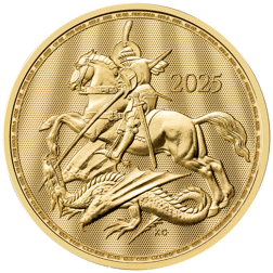 2025 UK St George and the Dragon 1oz Gold Coin