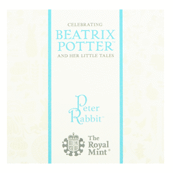 Pre-Owned 2020 UK Beatrix Potter Peter Rabbit 50p Proof Gold Coin - Damaged Box