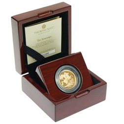 Pre-Owned 2023 UK Coronation Full Sovereign Proof Gold Coin - Missing Outer Box