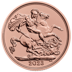 Pre-Owned 2023 UK Coronation Full Sovereign Proof Gold Coin - Missing Outer Box