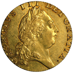 Pre-Owned UK 1792 George III Spade Guinea Gold Coin
