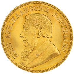 Pre-Owned 1892 South African 1 Pond Gold Coin