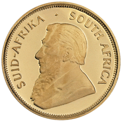 Pre-Owned 1992 South African Krugerrand 1/4oz Proof Design Gold Coin