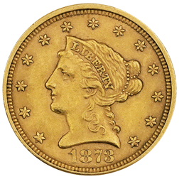 Pre-Owned USA Liberty Head Quarter Eagle $2.5 Gold Coin - Mixed Dates