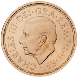 Pre-Owned 2022 UK Memorial Quintuple Sovereign Brilliant Uncirculated Gold Coin