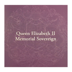 Pre-Owned 2022 UK Memorial Quintuple Sovereign Brilliant Uncirculated Gold Coin