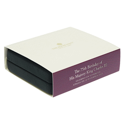 Pre-Owned 2023 UK King Charles III 75th Birthday Full Sovereign Brilliant Uncirculated Gold Coin - Struck on the Day