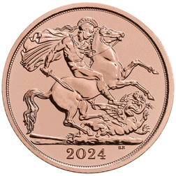 Pre-Owned 2024 Half Sovereign Proof Gold Coin