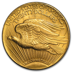 Pre-Owned USA St Gaudens Double Eagle $20 Gold Coin - Mixed Dates