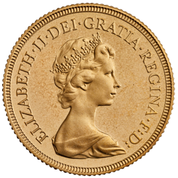 Pre-Owned UK Quarter Sovereign Gold Coin - Mixed Dates