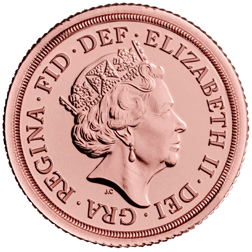 Pre-Owned UK Quarter Sovereign Gold Coin - Mixed Dates