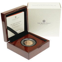 Pre-Owned 2021 UK Decimal Day 50th Anniversary 50p Proof Gold Coin