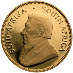 Pre-Owned 1999 South African Krugerrand 1/4oz Proof Design Gold Coin
