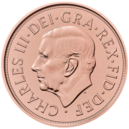 Pre-Owned 2024 UK King Charles III Double Sovereign Gold Coin - Carded