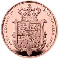 Pre-Owned UK 2025 Shield Full Sovereign Proof Design Gold Coin
