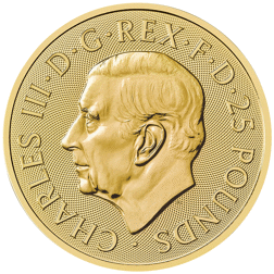 Pre-Owned UK The Lion and The Eagle 1/4oz Gold Coin - Mixed Dates