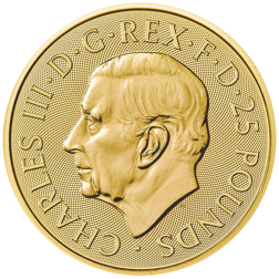 Pre-Owned UK St George and the Dragon 1/4oz Gold Coin - Mixed Dates