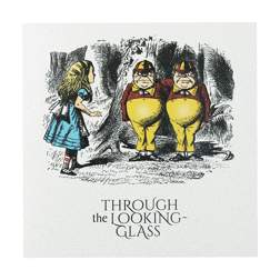 Pre-Owned 2021 UK Alice Through the Looking-Glass 1oz Proof Gold Coin