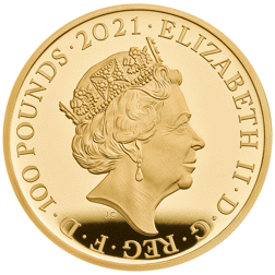 Pre-Owned UK 2021 Mr. Strong and Little Miss Giggle - 50th Anniversary of Mr. Men 1oz Proof Gold Coi