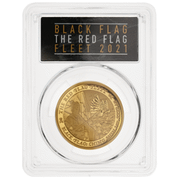 Pre-Owned 2021 Tuvalu Black Flag: Ching Shih 'The Red Flag Fleet' 1oz Gold Coin - PCGS Graded MS70 - 852812.70/41781634