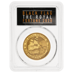 Pre-Owned 2020 Tuvalu Black Flag: Black Bart 'The Royal Fortune' 1oz Gold Coin - PCGS Graded MS70 - 819473.70/39062528