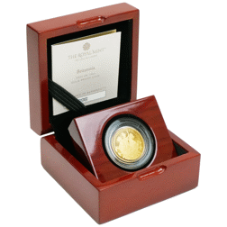 Pre-Owned 2023 UK Britannia 1/4oz Proof Gold Coin - Missing Outer Box
