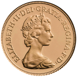 Pre-Owned 1982 UK Half Sovereign Proof Design Gold Coin