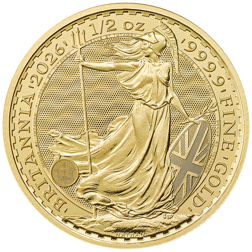 2026 UK Britannia 1/2oz Gold Coin