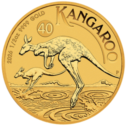 2026 Australian Kangaroo 1/2oz Gold Coin