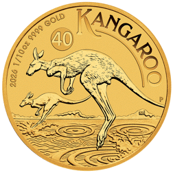 2026 Australian Kangaroo 1/10oz Gold Coin