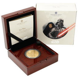Pre-Owned 2023 UK Star Wars ‘Darth Vader and Emperor Palpatine’ 1oz Proof Gold Coin