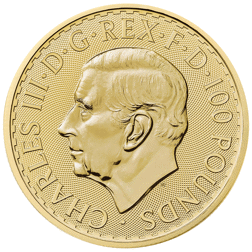 Pre-Owned 2024 UK Britannia 1oz Gold Coin - Carded