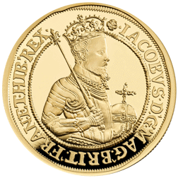 Pre-Owned 2022 UK British Monarchs: James I 1oz Proof Gold Coin