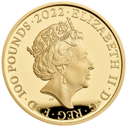 Pre-Owned 2022 UK British Monarchs: James I 1oz Proof Gold Coin