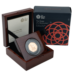 Pre-Owned 2019 UK '50 Years of the 50p' Proof Gold Coin