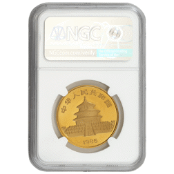 Pre-Owned 1985 Chinese Panda 1oz Gold Coin - NGC Graded MS68 - 4701017-006
