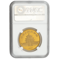 Pre-Owned 1987 Chinese Panda 1oz Gold Coin - NGC Graded MS67 - 2733711-003