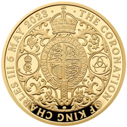 Pre-Owned 2023 UK King Charles III Coronation 1oz Proof Gold Coin