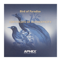 Pre-Owned 2022 Papua New Guinea Bird of Paradise 1oz Gold Coin