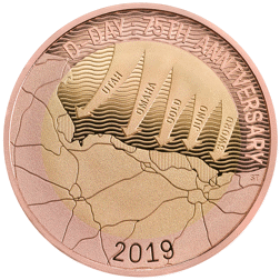 Pre-Owned 2019 UK 75th Anniversary of D-Day £2 Proof Gold Coin