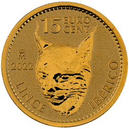 Pre-Owned 2022 Spanish Felipe` VI Iberian Lynx 1/10oz Gold Coin
