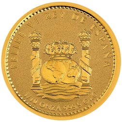 Pre-Owned 2024 Spanish Felipe` VI Carthusian Horse 1/10oz Gold Coin