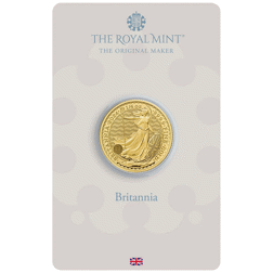 Pre-Owned 2024 UK Britannia 1/4oz Gold Coin - Carded