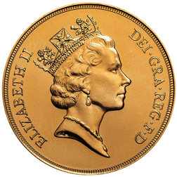 Pre-Owned 1985 UK £5 Brilliant Uncirculated Gold Coin
