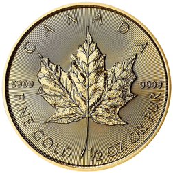 2026 Canadian Maple Leaf 1/2oz Gold Coin