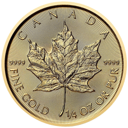 2026 Canadian Maple Leaf 1/4oz Gold Coin