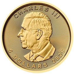 2026 Canadian Maple Leaf 1/10oz Gold Coin