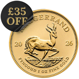 2026 South African Krugerrand 1oz Gold Coin